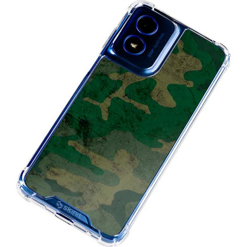 Camouflage Moto G 5G (2024) Clear Case